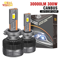 30000LM H7 LED Canbus Car Headlight Super HB4 H11 H4 H1 9012 HB3 9005 9006 H8 Lights Plug-N-Play Bulbs 300W 6000K Auto Lamp