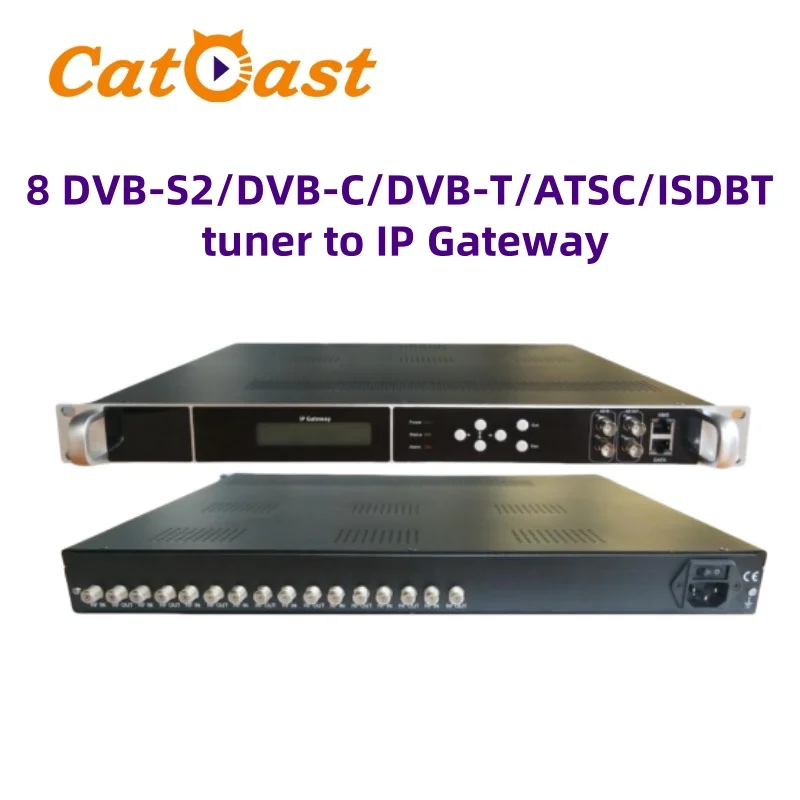 

Шлюз IPTV, спутниковый тюнер ISDBT для IP-шлюза