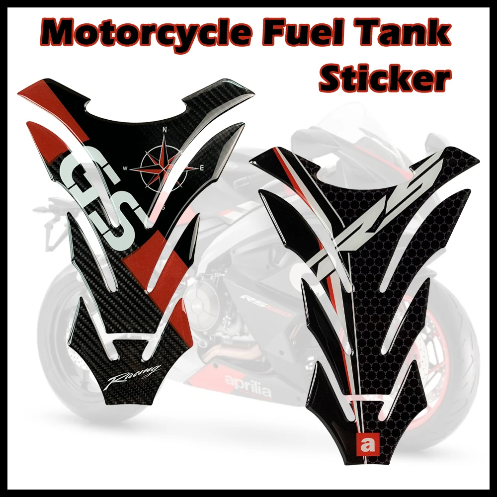 3D Gel Motorcycle Accessories Stickers Decal Fuel Tank Protector Pad For Yamaha R15 BMW GS Aprilia RS 50 125 150 rs660 RS4