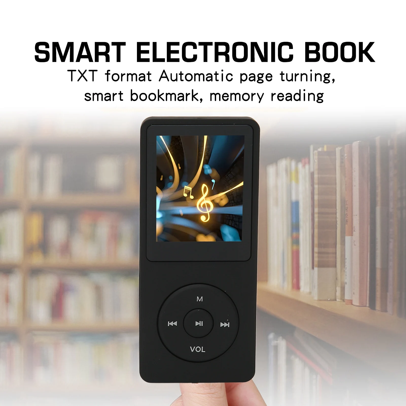 MP3-MP4-Musikplayer, MP3-MP4-Player, 1,8-Zoll-Bildschirm, 8 GB Speicher, 64 GB, erweiterbar, 30 Stunden Wiedergabe, Multifunktions-Sportmusik-Player