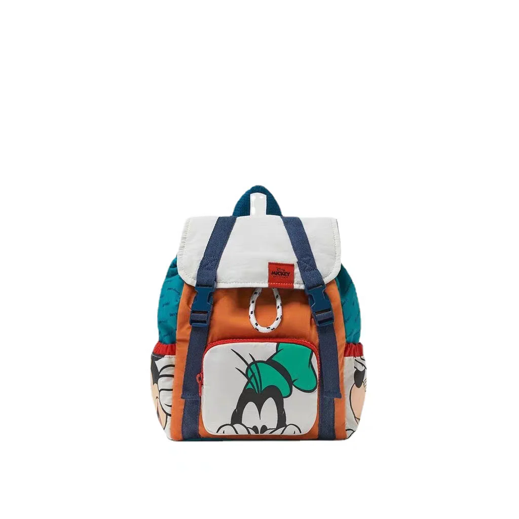 Fashion Cartoon Children\'s Backpack Printed Disney Kids Kindergarten Student Schoolbag Trendy Brand Kids Bouble Shoudler Bags