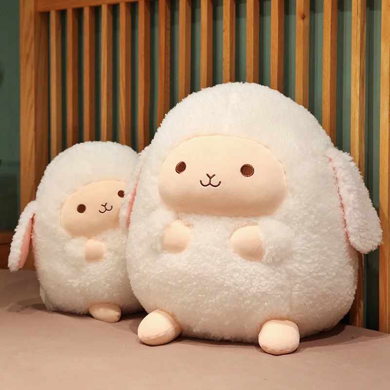 Creative Plush Toy Lovely Fat Sheep Soft Doll New Toy Round Sheep Toy Kids Toy Throw Pillow Birthday Gift w1355