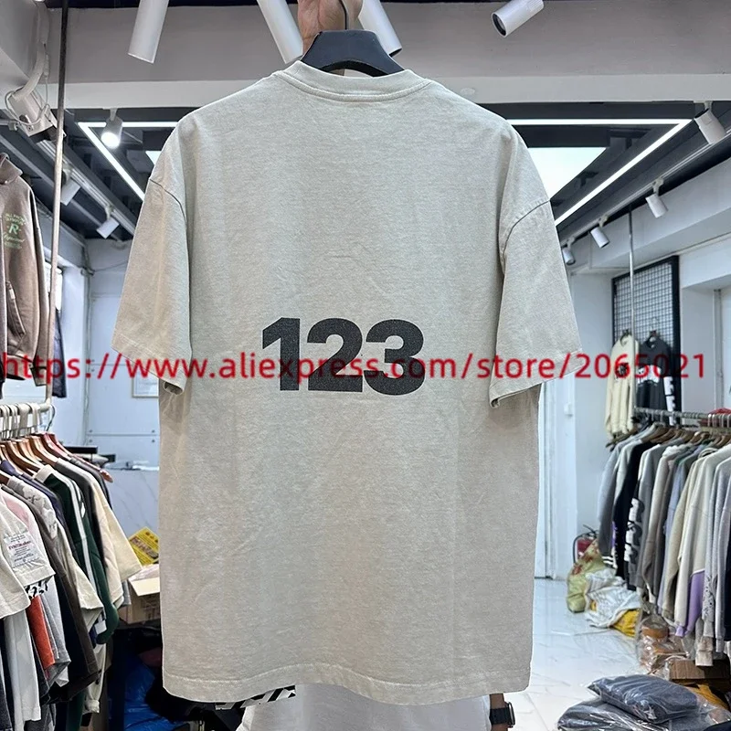 Vintage RRR123 T-Shirt Men Women High Quality Washed Tee Tops T Shirt