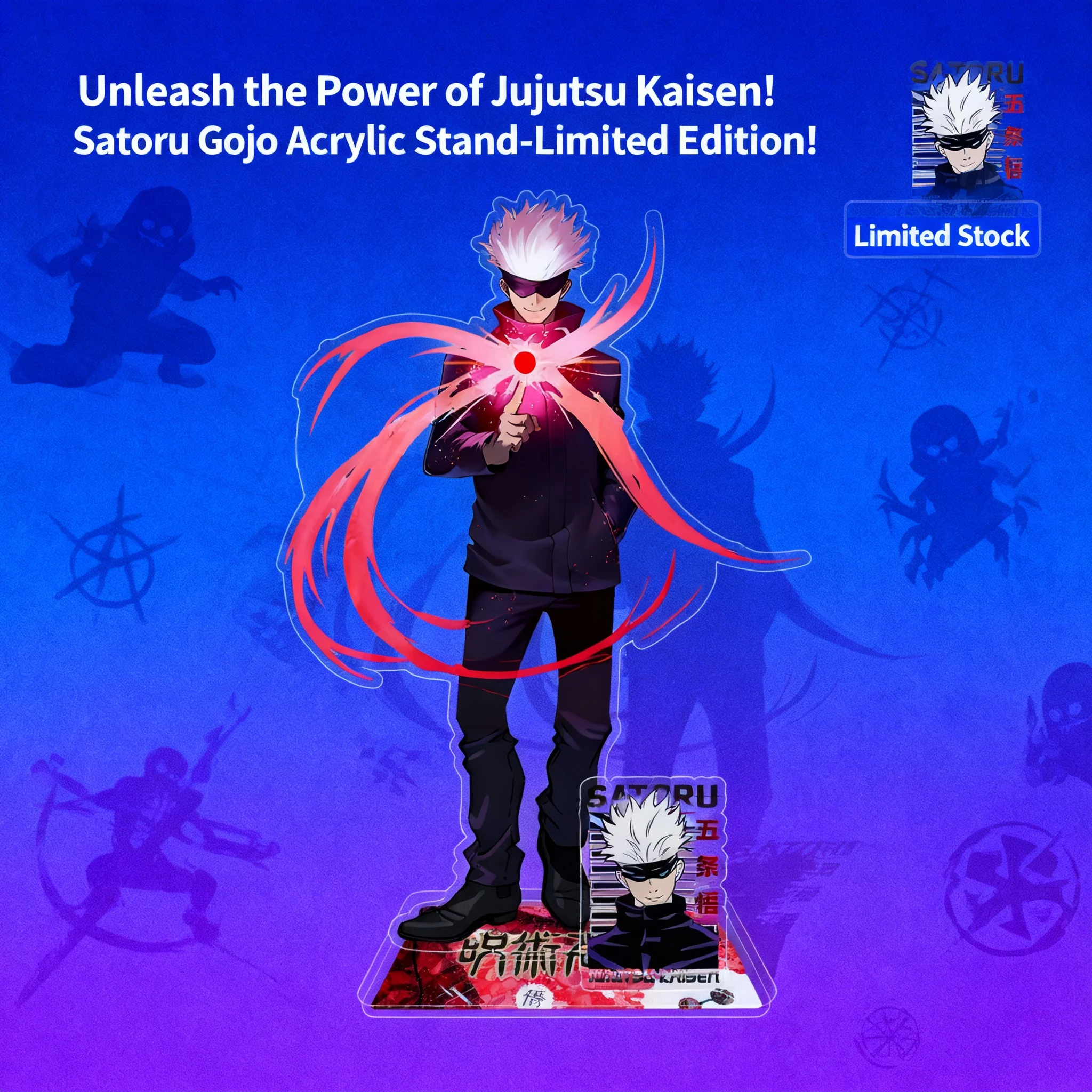 

Anime Jujutsu Kaisen Acrylic Stand New Style Gojo Satoru Fushiguro Megumi Cute Figure Collectible Merchandise Otaku Gift