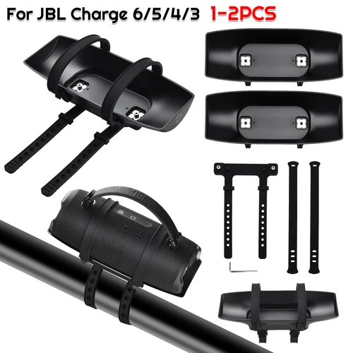 Imagen 2 del producto Soporte portátil para altavoz de carrito de Golf y bicicleta, soporte para altavoz de bicicleta, soporte de montaje para altavoz JBL Charge 6/5/4/3 BT