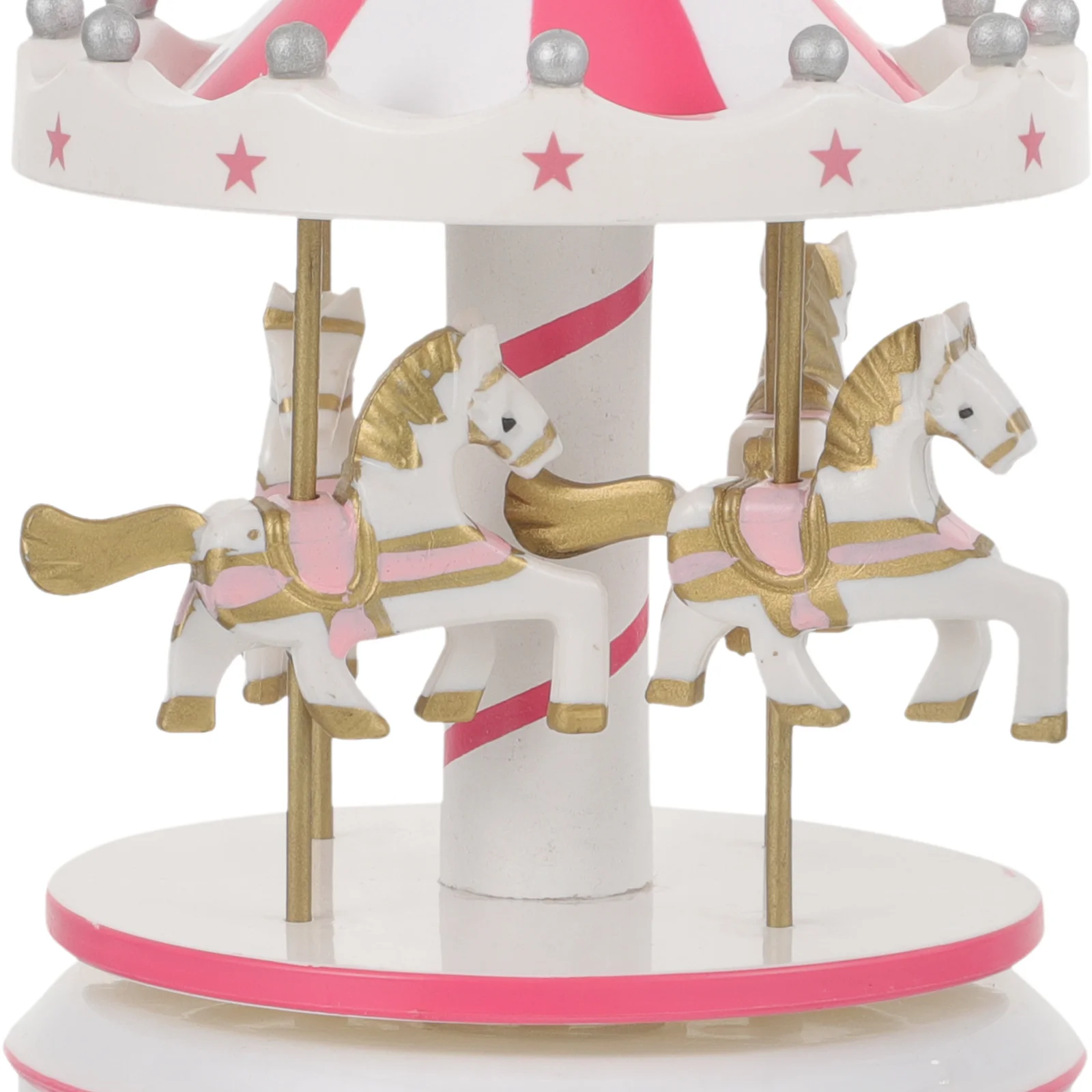 

Carousel Music Box Wooden Desktop Decorative Gift For Birthday Christmas Wedding City In The Sky Melody