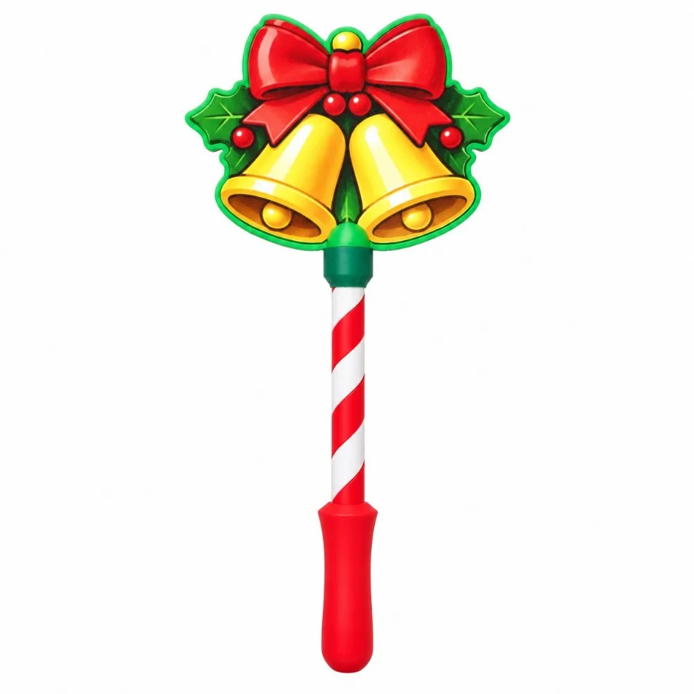 Portable Christmas Payment Magic Wand Candy Cane Handle Lightweight Credit Card Wand Santa Magic Wand Design