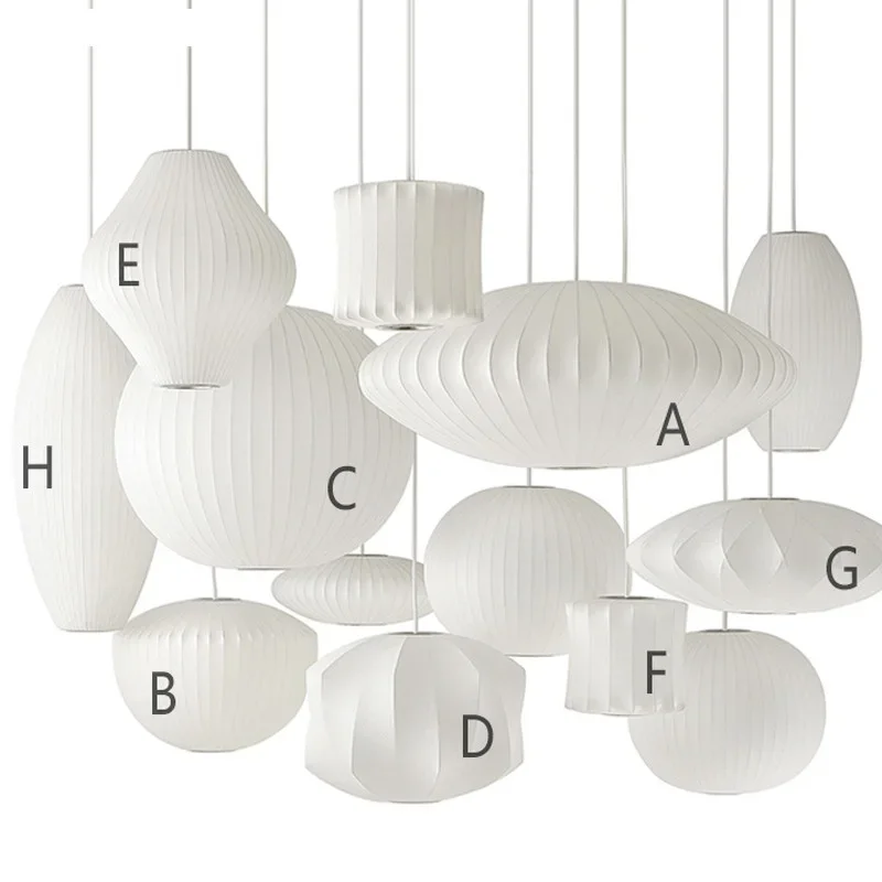 modern Classic George Nelson Bubble lamp Saucer S/M/L resin replica Nelosn pendant light hanging fixture