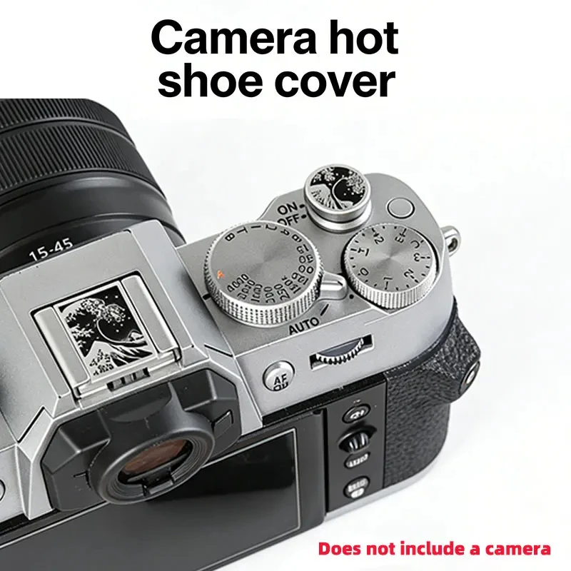Camera Hot Shoe Cover Soft Shutter Button for Fujifilm XT5 XT50 Canon Nikon Pentax DSLR Mirrorless Camera Accessories