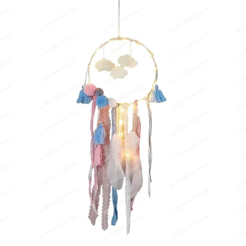 DIY Cloud Dream Catcher Pendant INS Girl Heart Send Friends Exotic Creative Pendant Gifts pendant Bedroom Decoration