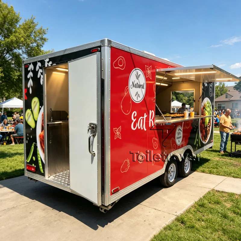 Pizza Cart Mobile Coffee Trailer Hotdog Cart Restaurant Catering Trailer Mobile Kitchen Food Trailer Food Truck for Sale Houston