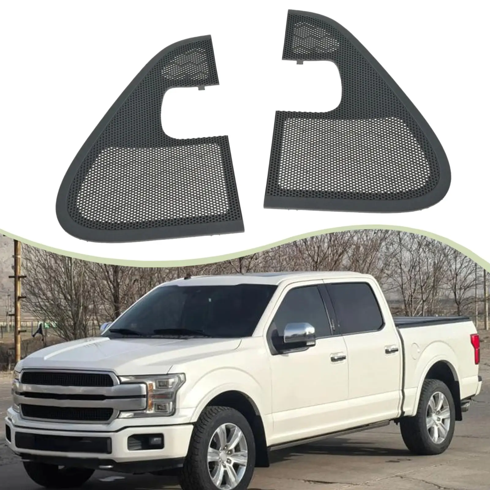 

Сменная накладка на решетку динамика двери автомобиля 5L3Z18979BAA, высокая прочность, для Ford F150 2004-2008