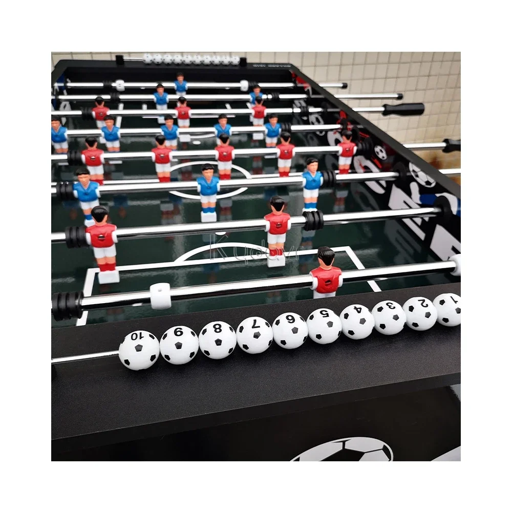 

Commercial Luxury Bar Coin Operated Handle Football Sport Toy Game Soccer Telescopic Rods Foosball Table 1 Piece Unisex Picture