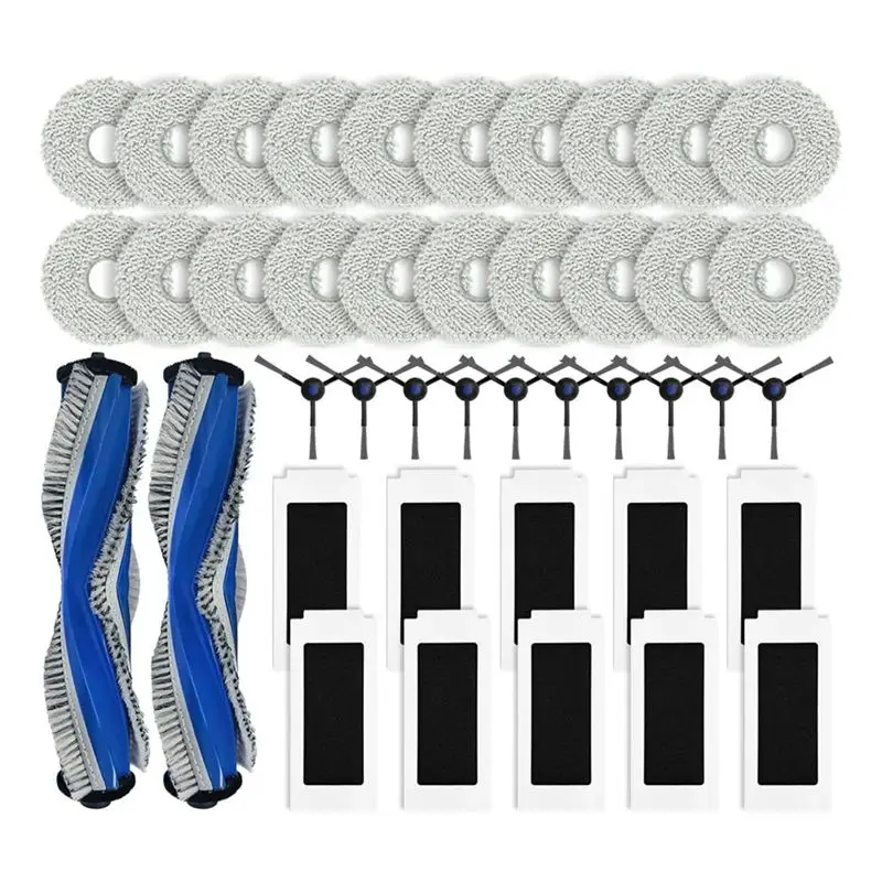 sdfc-per-ecovacs-debot-t30s-t30s-pro-t30s-combo-parti-di-ricambio-accessori-spazzola-principale-spazzola-laterale-filtro-hep
