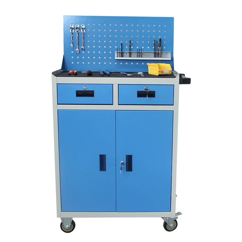 Heavy Tool Cart Thickened Hardware Cabinet Auto Repair Multifunctional Locker Workshop Mobile Station