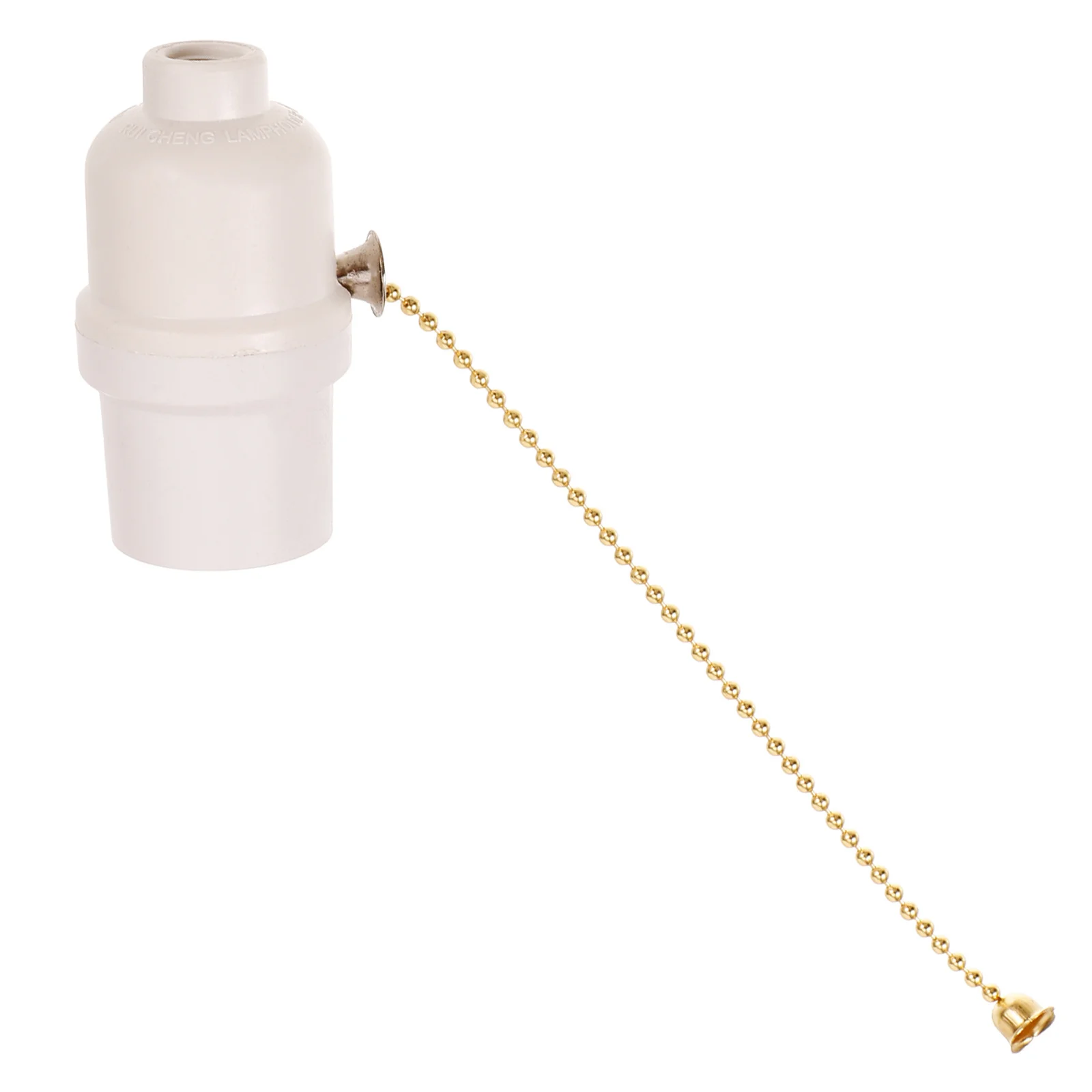 

Pull Chain Light Socket Lamp Holder for Ceiling Wall Fixtures Wear Resistant Bakelite Base Ideal for Garage and Workshop Use