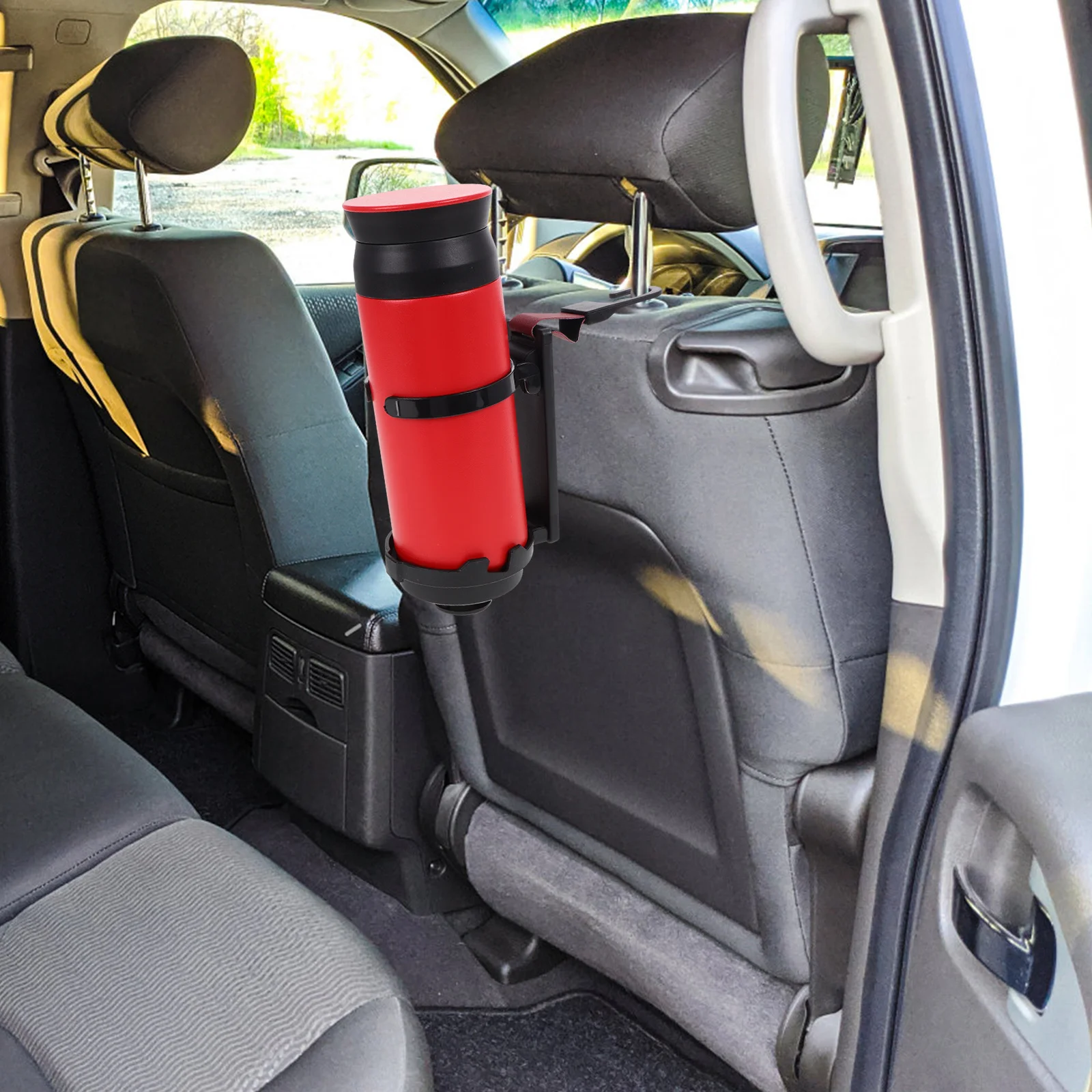 

Multifunctional Car Hook Back Seat Cup Holder Organizer Purse Hanger Vehicle Accessories Car Seat Storage Organizer