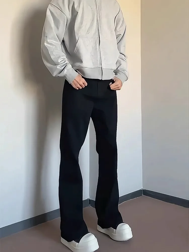 

Cleanfit Bla Knife Jeans Men's American High Street Elastic Slimming Straight Leg Micro Flared Pants Youth Faion
