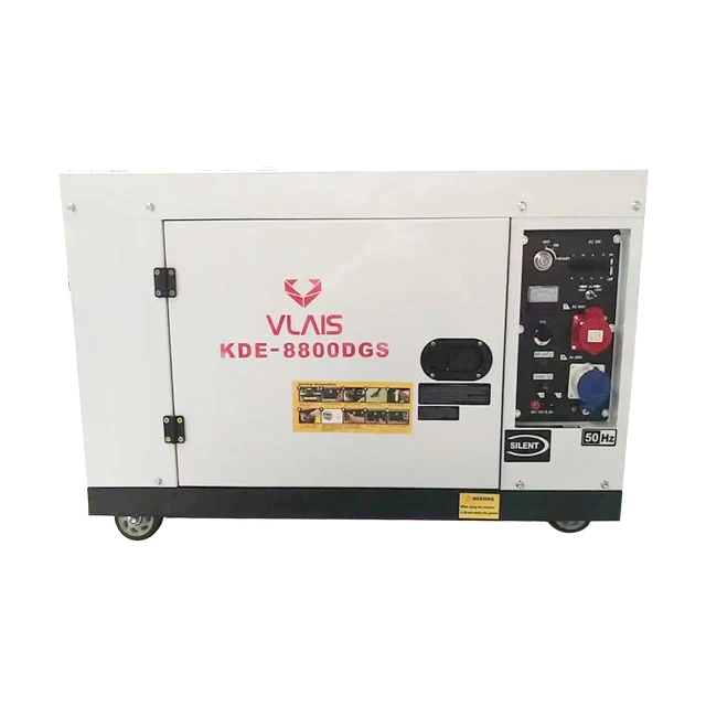 

manufacturer portable 7kw super silent generation 8.5kva power generator engine genset with price