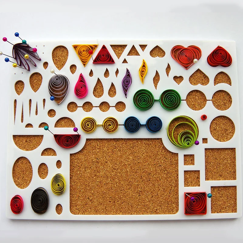 Quilling Paper Board Corkboard Template Paper Quilling Tool Paper-scrolling Filigree Mosaic Quilling DIY Paper-Rolling Tools