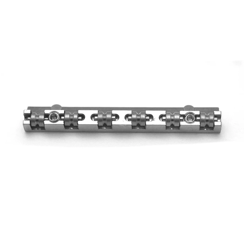 Precision CNC Machined Nut Titanium Roller for Electric Guitar with Height Adjustable Baseplate Natural Colour 42MM