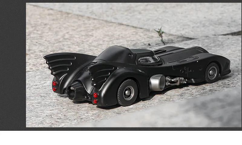 1/24 klassische Film Auto Legierung Batmobil Bat Sport Auto Modell Diecast Metall Spielzeug Racing Auto Modell Sound Licht Simulation Kinder Geschenke – Detail 12