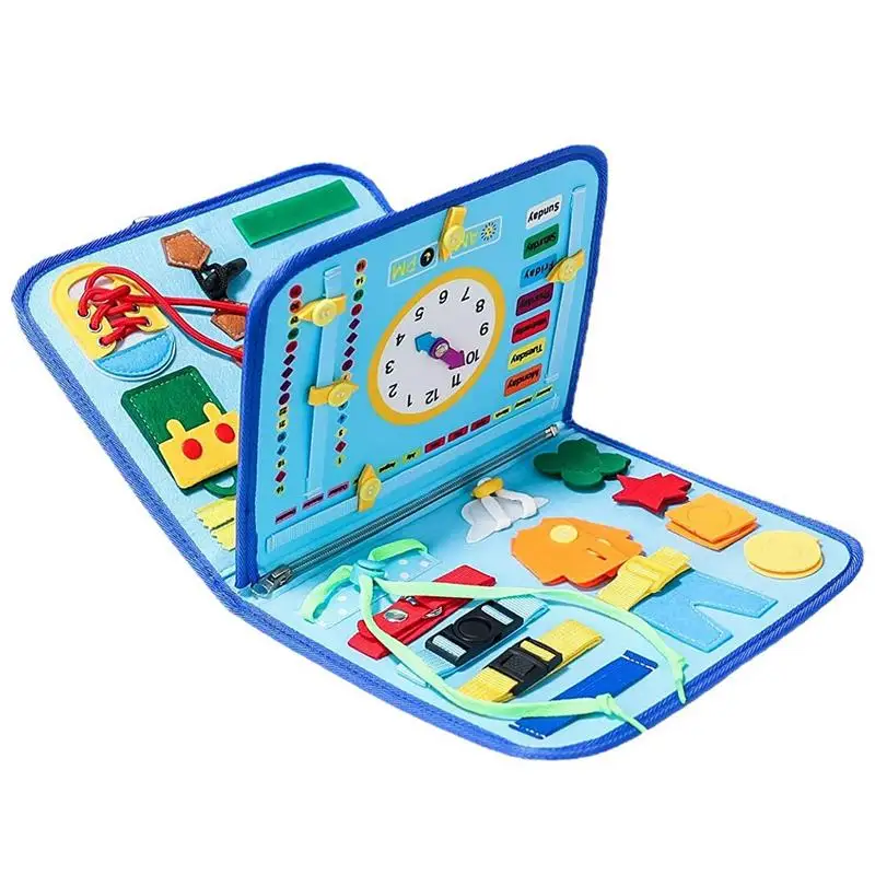 

Busy Boards Sensory Toys Ocean Design Car & Airplane Activities Montessori Busy Boards Book Toy Preschool Educational Toy