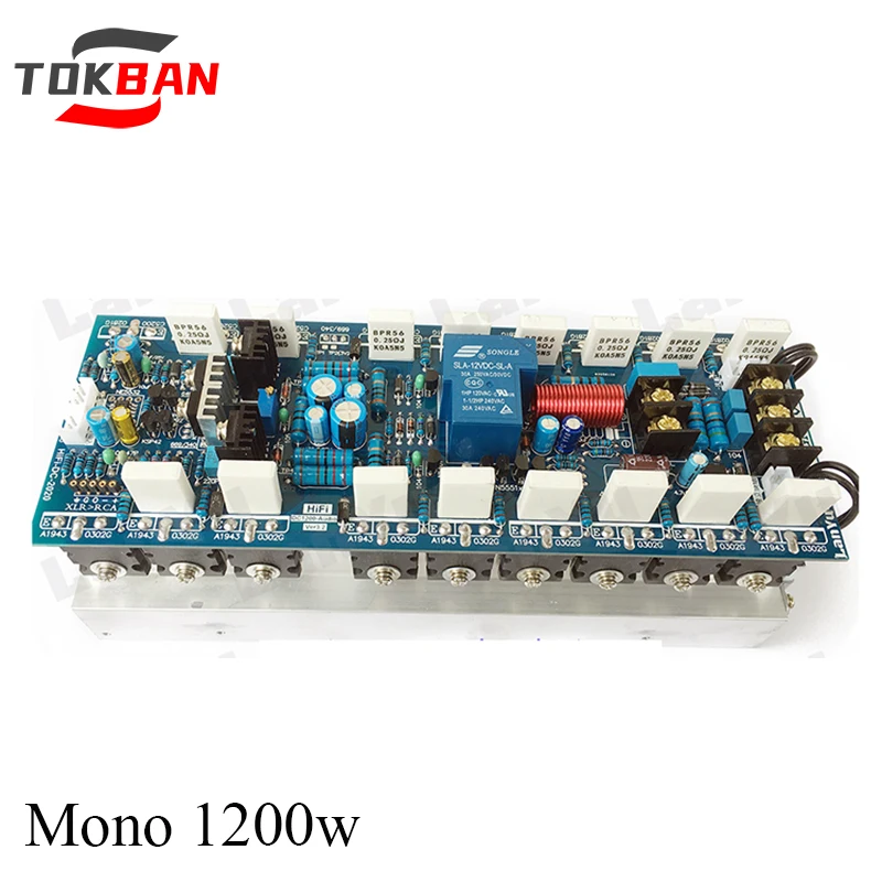 

TOKBAN 1300w Mono Power Amplifier Board 5200/1943 0281G/0302G High Power Low Distortion HIFI Amplifier Audio Board