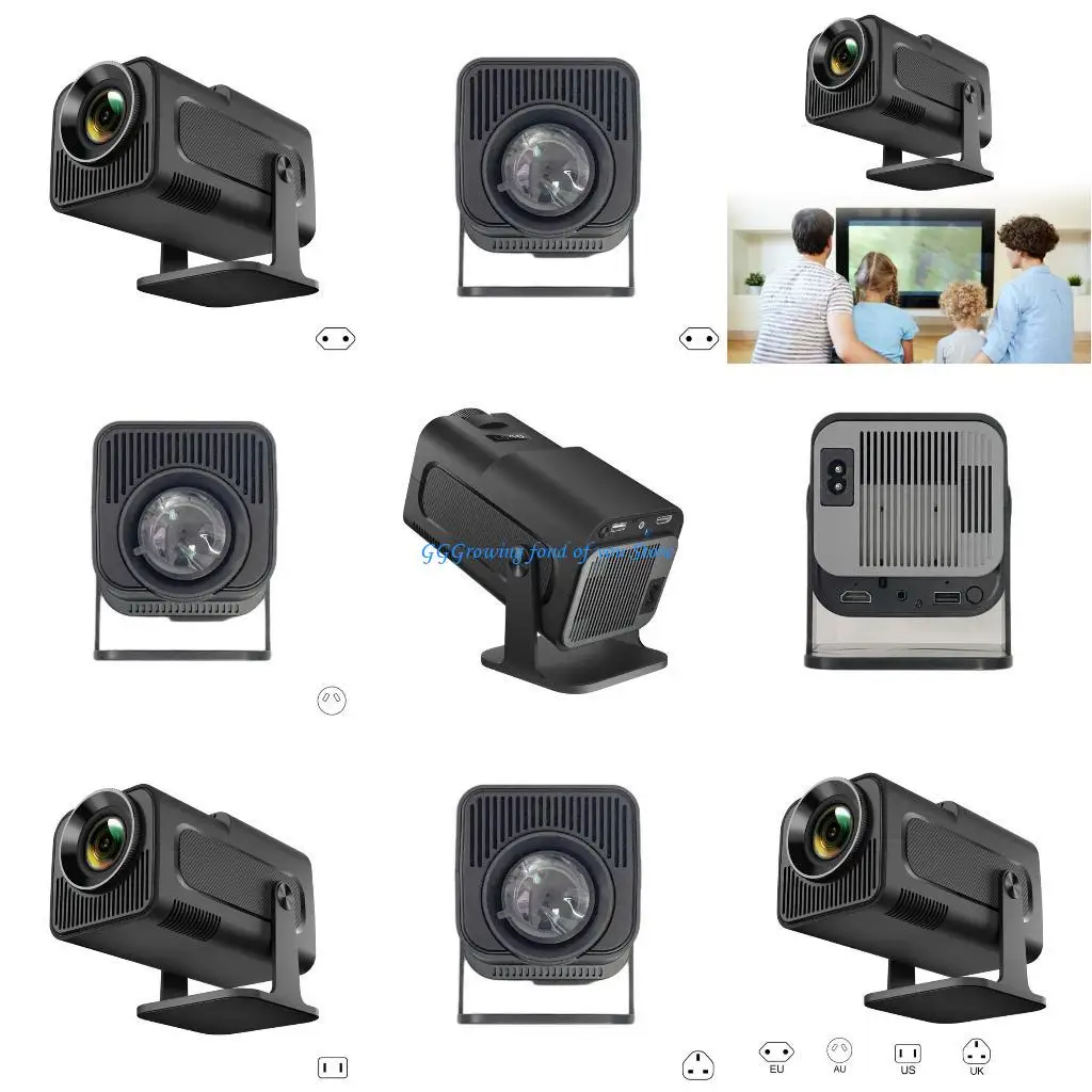 H9EB HY320 Multimedias Projector for Android11 Integrated Speaker, Simple Setups
