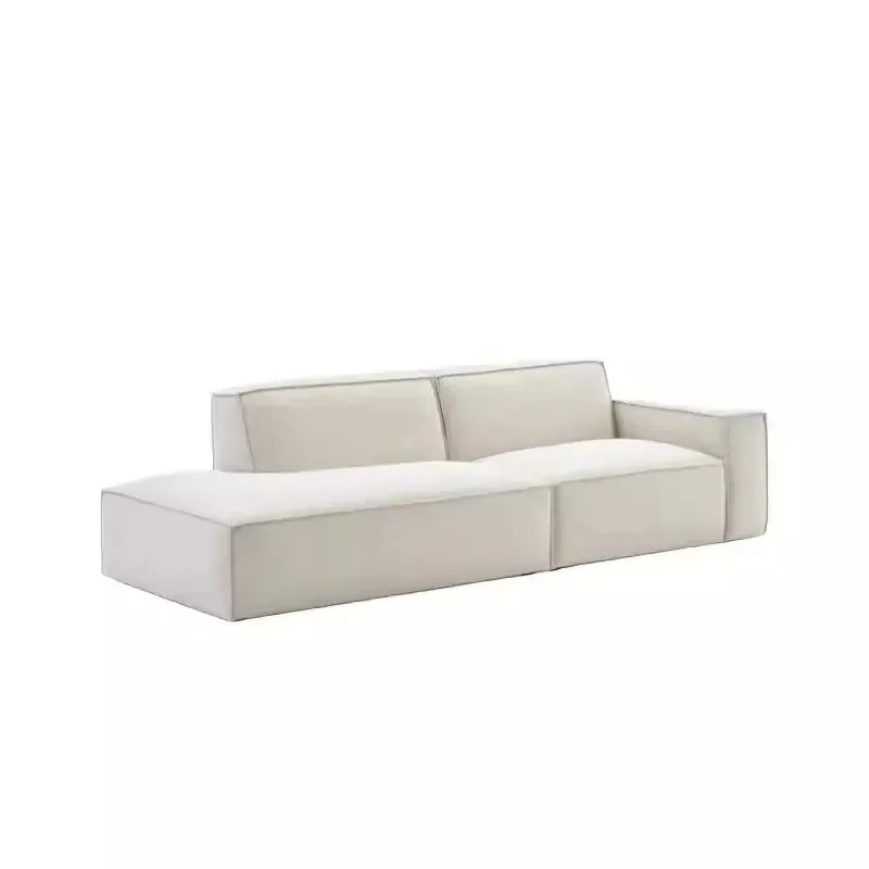 Nordic simple concubine chair, two-person square combination tofu block, method