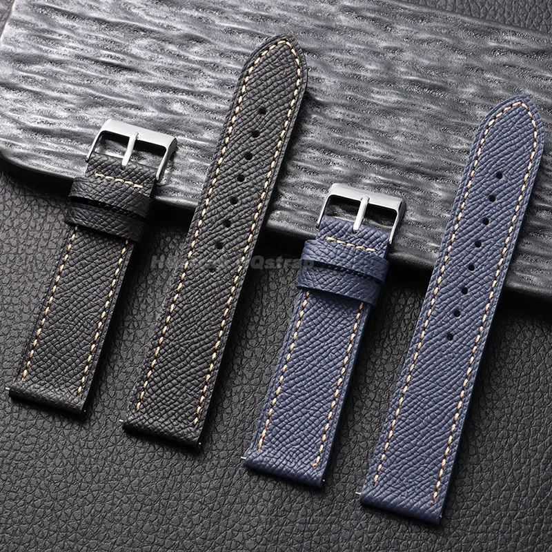 18mm 19mm 20mm 22mm 빈티지 가죽 스트랩 세이코용 소가죽 시계 밴드 퀵 릴리스 유니버설 교체용 소프트 스포츠 팔찌