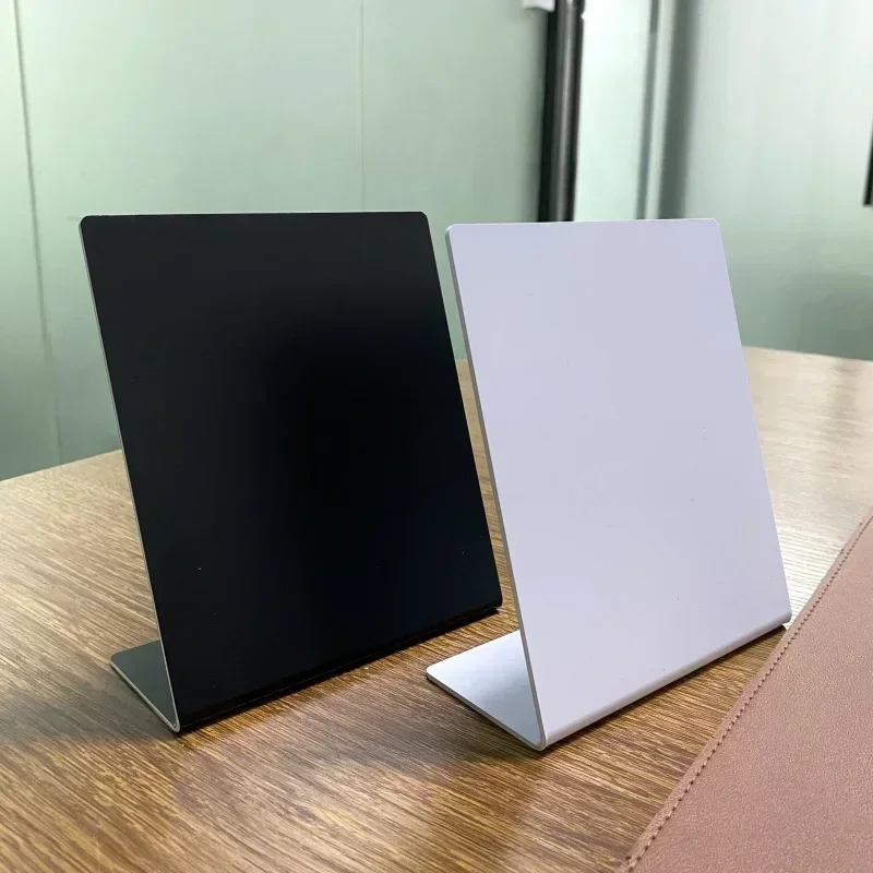 13.56MHz NFC215 Chip Blank Tags (White/Black) - 504Bytes - Patternless for Social Media, Google Review RFID Stand Display