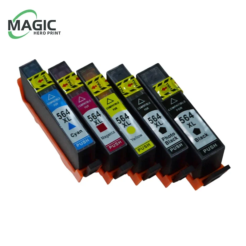 NEW 564XL compatible Ink Cartridges For HP 564 5510 5511 5512 5515 5520 5525 6510 6515 6520 7510 7515 printer For HP564 XL