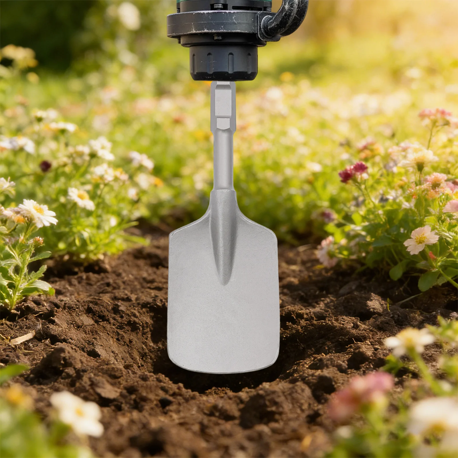 

Набор для демонтажа: зубило-лопата для глины 17,3*5,3 дюйма, насадка для отбойного молотка 1,18 дюйма, в коробке