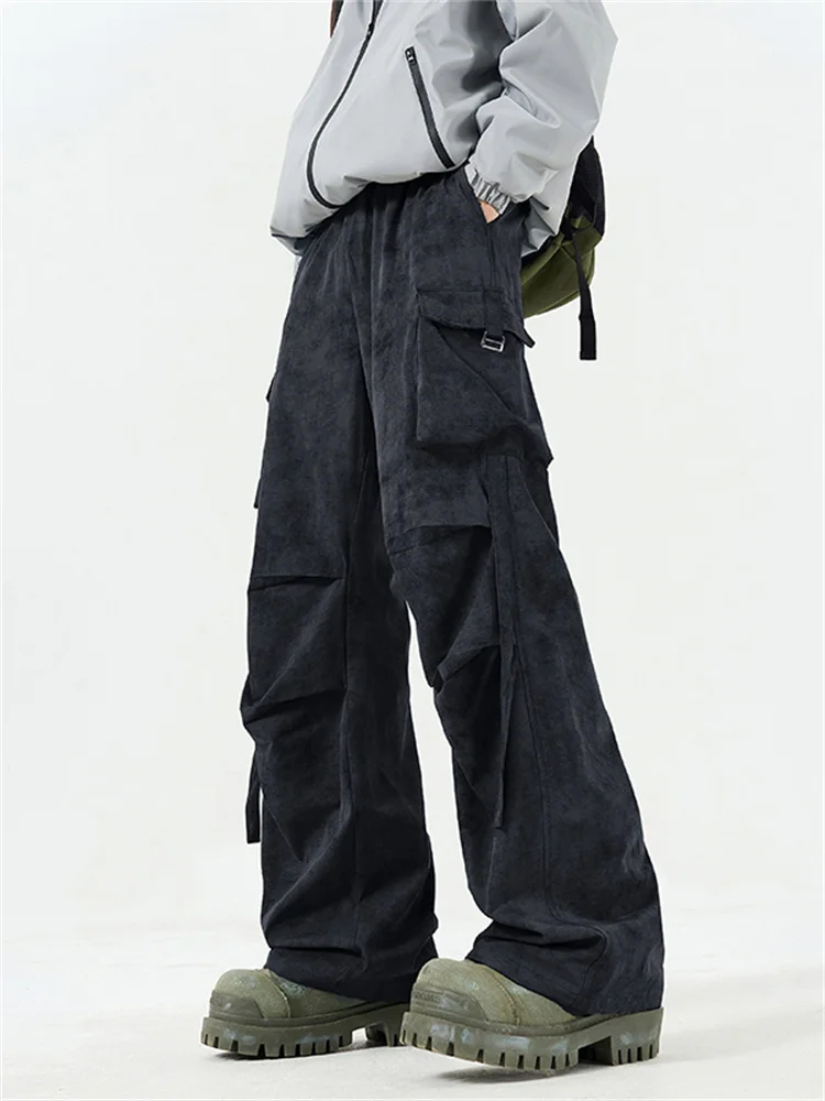 

Мужские повседневные брюки для работы, летние, новые, прямые, свободные, больших размеров, с эффектом крутой окраски, молодежные, энергичные, из полиэфирного волокна