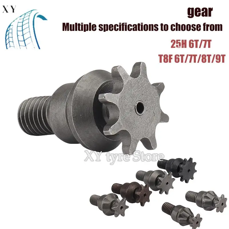 

25H T8F 6T 7T 8T 9T Барабан сцепления Коробка передач Передняя цепная звездочка для 2-тактного двигателя 47cc 49cc Карманный велосипед Mini Moto ATV Quad