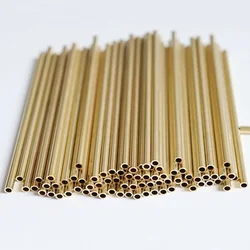 1Pcs Length 500mm H62 Brass Tube Capillary Tube OD 1/1.2/1.3/1.5/1.6/1.8/2/2.5/3/3.5/4/4.5/5/5.5mm Wall Thickness 0.15mm-1.5mm