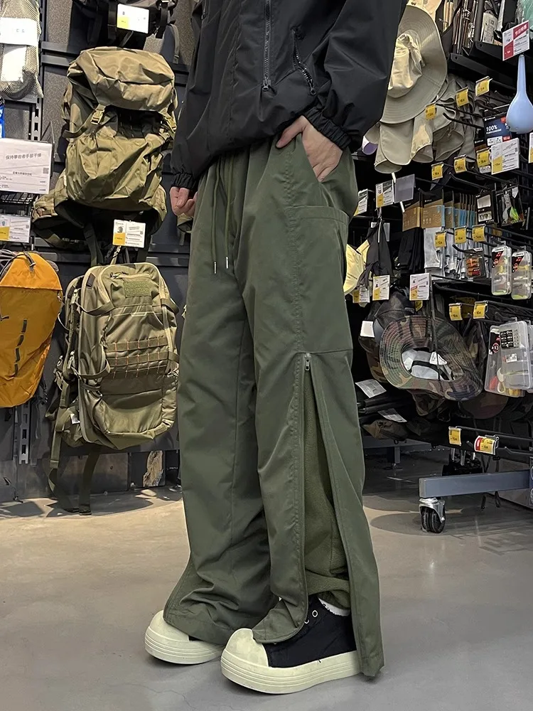 

Thiened Fce Winter Ski Pants Men Women Waterproof Trousers Cold Resistant Cotton Pants Straight Leg Casual Trousers