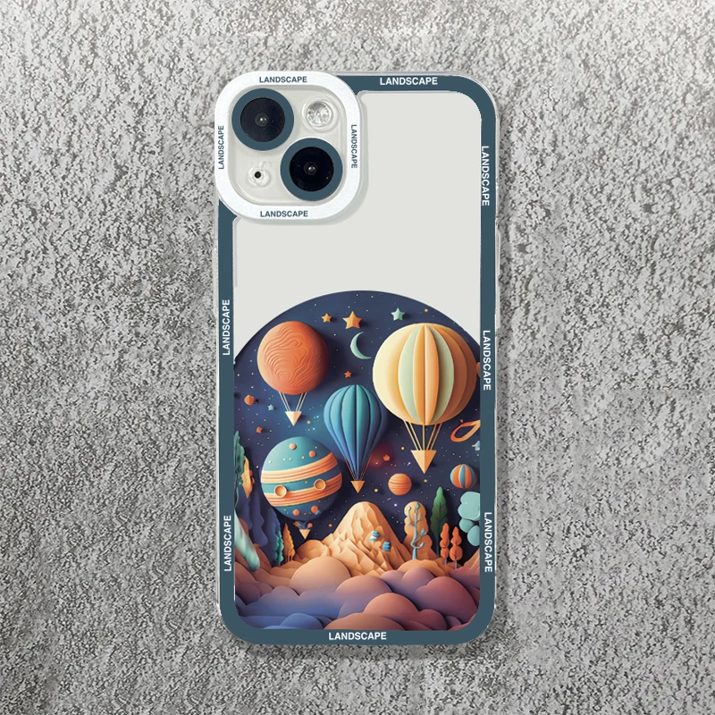 Coque imprimée paysage de montagne créative, coque pour Xiaomi Redmi Note 12, coque pour Redmi Note 12, 13 Pro Plus, 12S, 11S, 11, 10S, 10, 13C