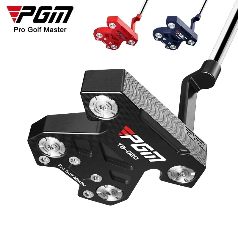 PGM Men's Golf Putter Aviation Aluminum Series Stable Low Center Of Gravity Full CNC Composite Putter TUG046 With PU Rod Sleeve