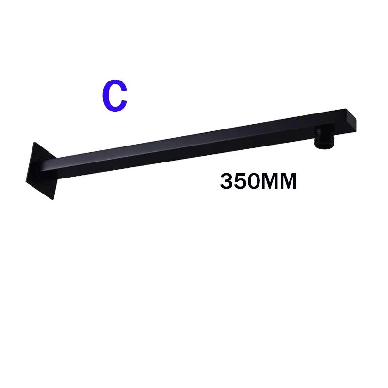 BAKALA  Black Stainless Steel Wall Mounted or Ceiling Mounted  Bathroom Shower Arm Shower rod