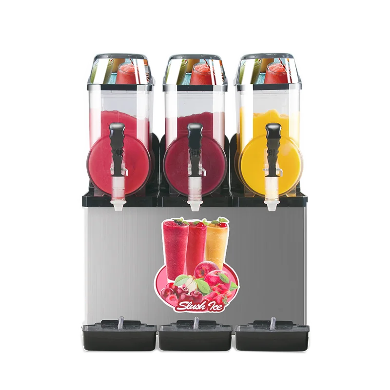 Mvckyi 12L*3 Snow Cone Machine, 36L Frozen Drink Margarita Slush Machine