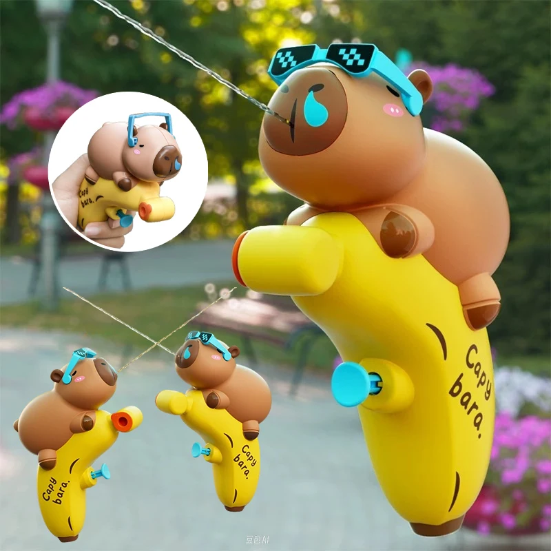 

1/3/5/10/20PCS Cartoon Capybara Water Spray Toys Summer Outdoor Beach Water Play Games Children's Bath Toys Water Toy Gifts