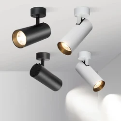 Surface Mounted COB LED Downlights Foldable 360° Rotatable LED Ceiling Spot lights 7W 12W15W20W30W LED Lamps Background Lighting