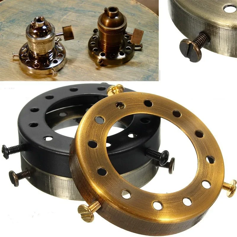 

Solid Brass Thread Shade Fitter Edison Industrial Retro Cap Vintage Separate Pendant Light Socket Holder Lamp Bases Dropshipping