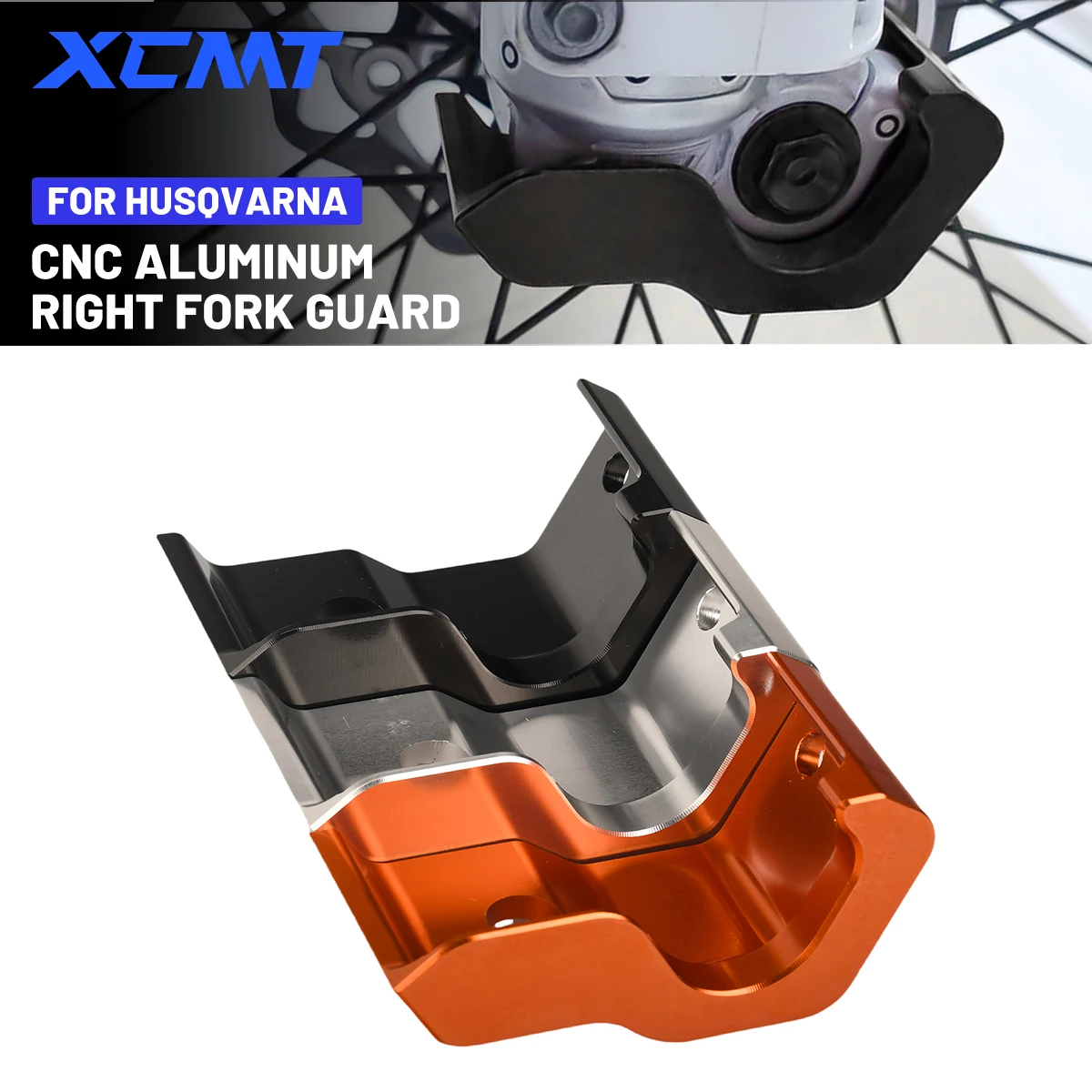 

For Husqvarna TE300 TE300i TC TX TE TE i FC FX FE 125 250 300 350 450 501 2016-2024 FC TC 2015 CNC Right Lower Fork Guard Cover