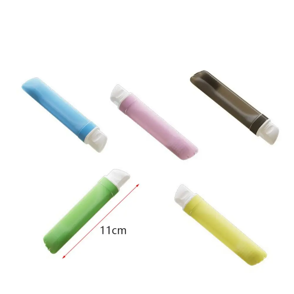 5pcs Portable Folding Toothbrush Lightweight Plastic Oral Cleaning Mini convenient Outdoor Tooth Brush