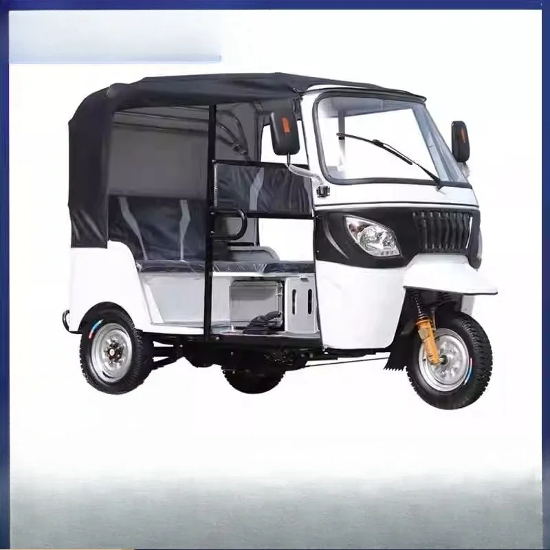 Three-wheeled tuk-tuk African version fuel tricycle passenger foreign trade electric three-wheeled tuk-tuk