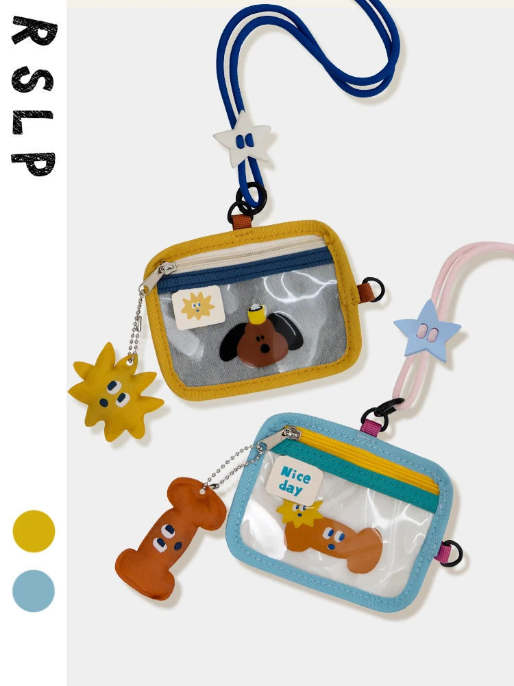 

Furry Lanyard Multi-Functional Cute Card Holder for Students And Office Workers Campus Access Control Bus Card Holder Coin Purse