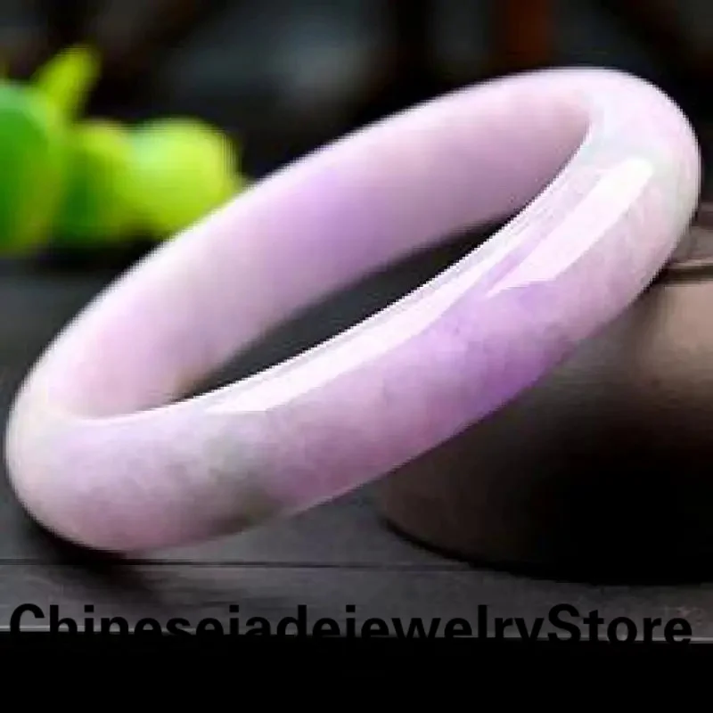 

Send Certificate Violet Burma Jade Bangle Women Men Genuine Natural Jades Stone Bangles Bracelet Jewelry Accessorie Ladies Gifts